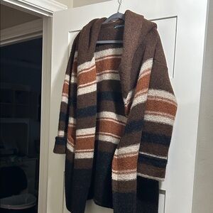 Peruvian Connection Brown Knit Garment